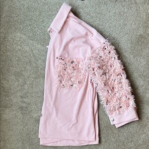 ChicMe Soft Pink Ribbed Top